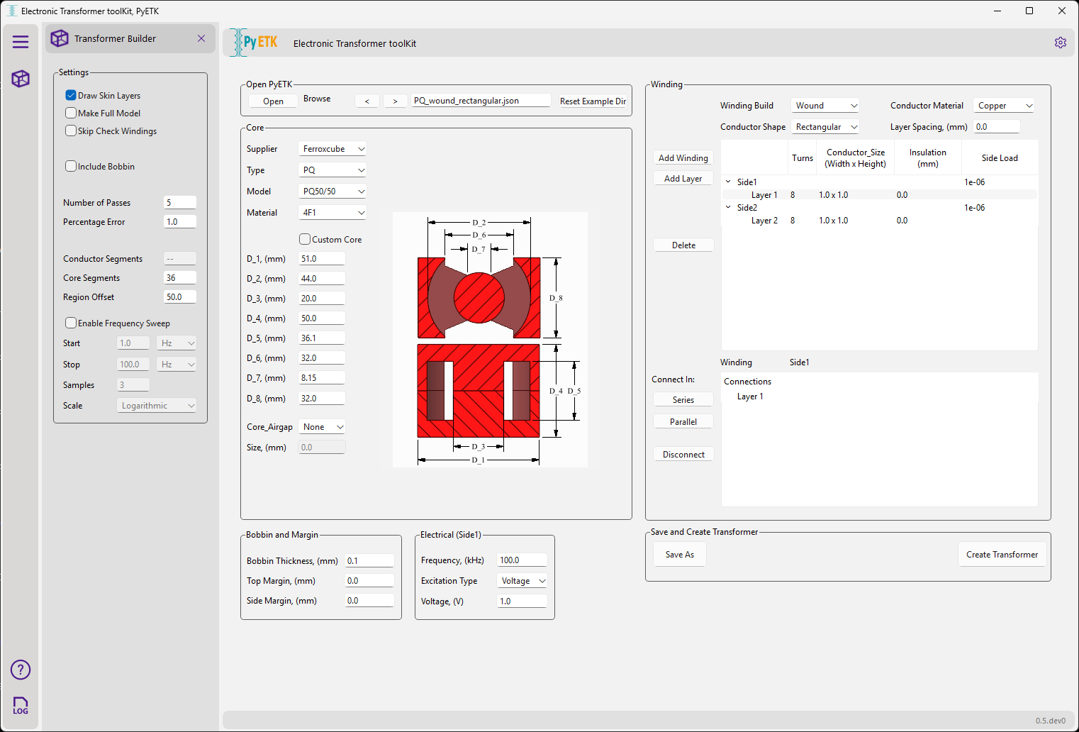 PyETK FrontEnd Screenshot
