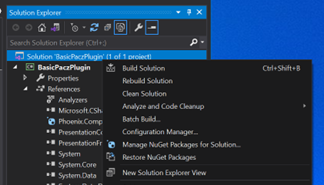 Manage NuGet Packages