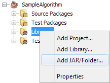 Java Add Jar Menu