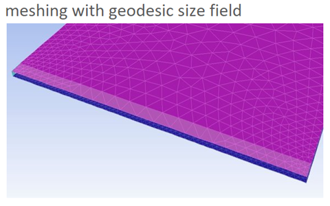 Mesh Geodesic Size