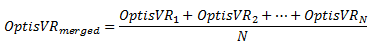 OptisVRMerge equation