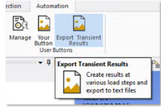A custom user-defined button added to the Mechanical ribbon